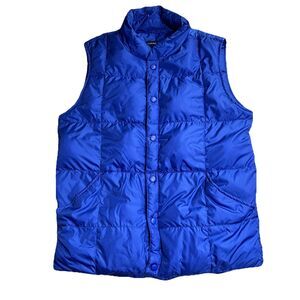 Lands' End Vibrant Blue Quilted Vest